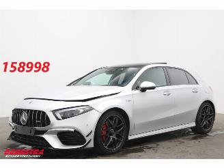 skadebil auto Mercedes A-klasse AMG 45 S 4MATIC+ Schalensitze Drivers Pack Pano Burmester 360¯ 2020/7