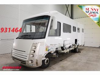Schade camper Niesmann+Bischoff  Flair 800 ILW 70C20 Aut. Lucht Leder Dakairco Solar TV Hefbed 2014/7