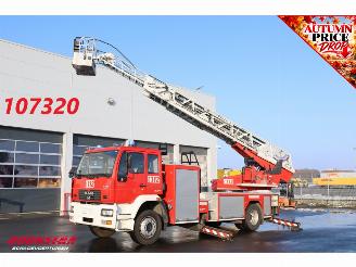 bruktbiler vrachtwagen MAN LE 280 Magirus Hubarbeitsbühne Feuerwehr 25m Rettungskorb Euro 3 2003/3