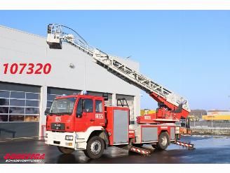 begagnad bil vrachtwagen MAN LE 280 Magirus Hubarbeitsbühne Feuerwehr 25m Rettungskorb Euro 3 2003/3