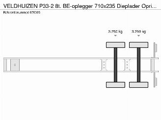 Veldhuizen  P33-2 8t. BE-oplegger 710x235 Dieplader Oprijplaten picture 8