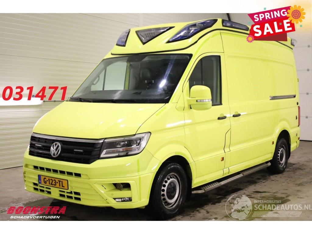 Volkswagen Crafter 2.0 TDI 175 PK DSG Ambulance RTW 2X Schuifdeur Leder Lucht 360° Camera