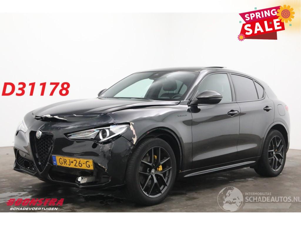 Alfa Romeo Stelvio 2.0 Ti Q4 AWD Veloce Schuifdak H/K Memory ACC Leder Apple/Android LRHZ Camera