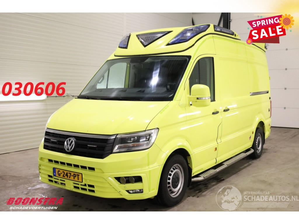 Volkswagen Crafter 2.0 TDI 175 PK DSG Ambulance RTW Lucht 2X Schuifdeur LED Leder Airco Cruise PDC