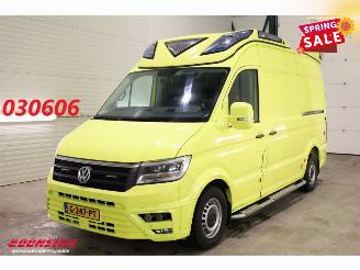 bruktbiler bedrijf Volkswagen Crafter 2.0 TDI 175 PK DSG Ambulance RTW Lucht 2X Schuifdeur LED Leder Airco Cruise PDC 2019/11