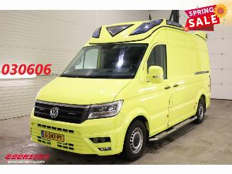 bruktbiler bedrijf Volkswagen Crafter 2.0 TDI 175 PK DSG Ambulance RTW Lucht 2X Schuifdeur LED Leder Airco Cruise PDC 2019/11