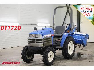 dañado máquina Iseki  TM15 11 KW Minitraktor + Frees 419 Uur 2002