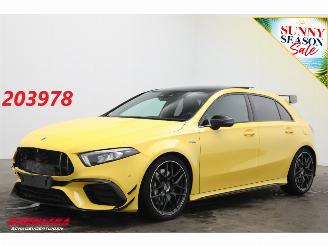 skadebil auto Mercedes A-klasse AMG 45 4MATIC+ Pano LED ACC Burmester 360° SHZ 2020/11