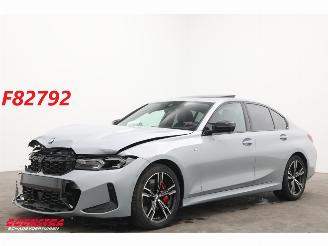 krockskadad bil auto BMW 3-serie M340i xDrive Schuifdak LED HUD 360° ACC H/K 828 km!! 2025/10