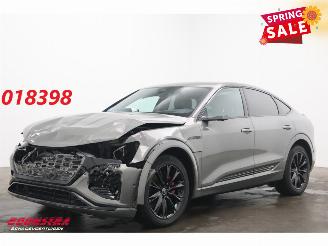 krockskadad bil auto Audi Q8 55 Quattro Plus 115 kWh LED ACC B&O HUD 360° Memory AHK 2023/7