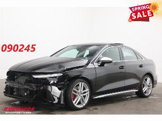 krockskadad bil auto Audi S3 Limousine 2.0 TFSI Quattro Schuifdak Matrix B&O ACC Virtual SHZ 2022/10