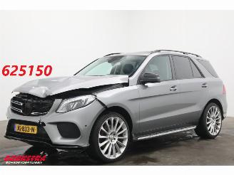 krockskadad bil auto Mercedes GLE 350 d 4MATIC AMG Schuifdak Lucht Leder ACC LED Camera AHK 2015/9