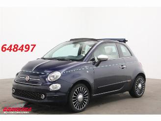 skadebil auto Fiat 500C 1.2 Riva Leder Navi Airco PDC 2017/1