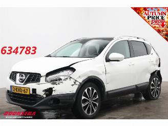 krockskadad bil auto Nissan Qashqai 1.6 Connect Edition Pano 360° Navi Clima Cruise AHK 112.559 km! 2013/7