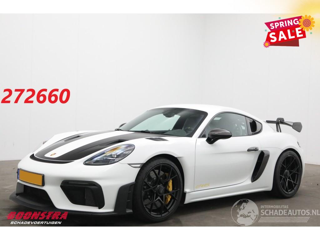 Porsche 718 Cayman GT4 RS Weissach Orig. NL! PCCB PDLS+ Sport Chrono Bose Cruise Camera