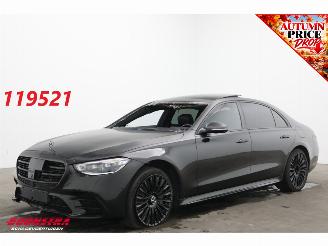 Coche accidentado Mercedes S-klasse 580 e Lang AMG Line 4X Memory/SHZ/Ventilatie HUD AR Burmester 2023/5