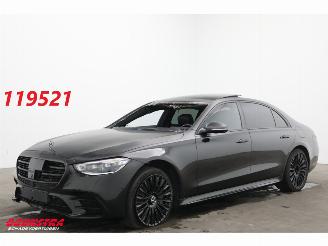 damaged passenger cars Mercedes S-klasse 580 e Lang AMG Line 4X Memory/SHZ/Ventilatie HUD AR Burmester 2023/5