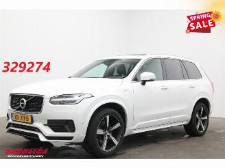Voiture accidenté Volvo Xc-90 T8 Twin Engine AWD R-Design Pano LED ACC Memory Lucht Camera AHK 2017/10