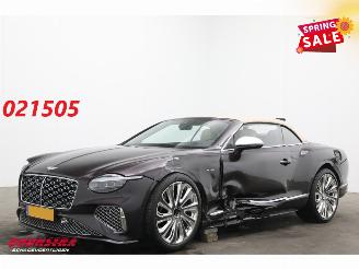 damaged passenger cars Bentley Continental GTC 4.0 V8 Hybrid Mulliner Ceramic HUD ACC Memory 360° 4.606 km! 2025/3