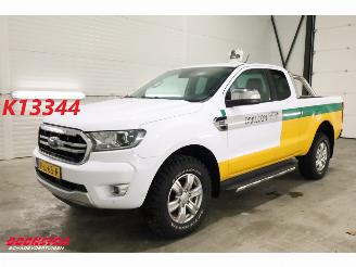 krockskadad bil auto Ford Ranger 2.0 EcoBlue Limited Super Cab Leder ACC Navi Clima Camera SHZ AHK 2020/11