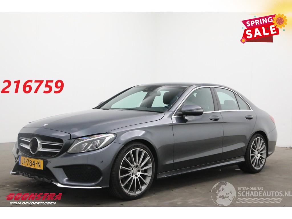 Mercedes C-klasse 220 CDI 7G-Tronic AMG LED Leder Burmester Camera SHZ