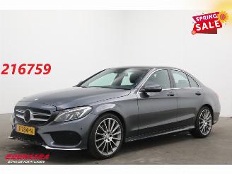 krockskadad bil auto Mercedes C-klasse 220 CDI 7G-Tronic AMG LED Leder Burmester Camera SHZ 2015/6