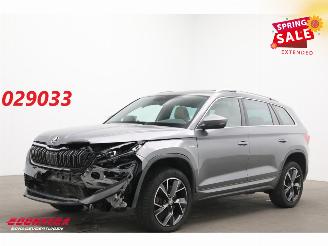skadebil auto Skoda Kodiaq 2.0 TDI 200 PK 4X4 DSG 7P. Laurin & Klement Pano LED ACC Canton Memory AHK 2023/11