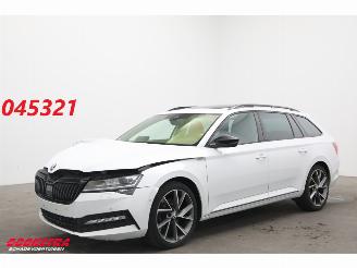 damaged passenger cars Skoda Superb Combi 2.0 TDI 200 PK DSG SportLine LED ACC Virtual Camera LRHZ AHK 2024/5