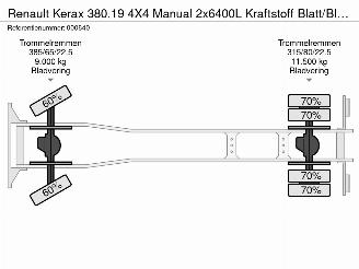 Renault Kerax 380.19 4X4 Manual 2x6400L Kraftstoff Blatt/Blatt Euro 5 picture 41
