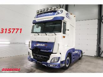 krockskadad bil vrachtwagen DAF XF 480 Standairco Hydrauliek PTO 2020/9