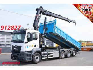 skadebil vrachtwagen MAN TGS 35.510 8X4 Kipper Hiab X-Hipro 232 E-3 119.097 km! 2023/3