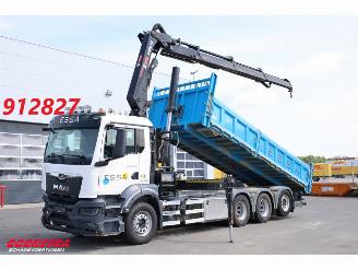skadebil vrachtwagen MAN TGS 35.510 8X4 Kipper Hiab X-Hipro 232 E-3 119.097 km! 2023/3