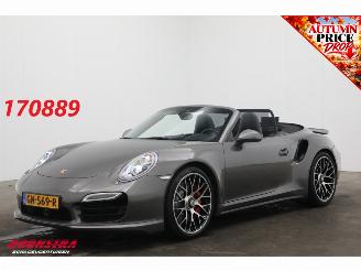 krockskadad bil auto Porsche 911 Cabrio Turbo Sport Chrono PADM PDCC PDLS+ ACC Burmester SHZ 2014/6