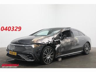 Voiture accidenté Mercedes EQS 450+ AMG Line 108 kWh Pano LED ACC Burmester Memory Camera AHK 2023/11