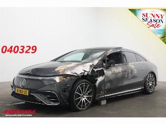 Schadeauto Mercedes EQS 450+ AMG Line 108 kWh Pano LED ACC Burmester Memory Camera AHK 2023/11