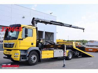damaged trucks MAN TGM 15.290 Falkom FAS 5000 Fassi F170AT 2X Winde Aufbau/Kran 2020!! 2018/7