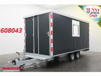 skadebil aanhanger -  Harmsen Tandemasser Schaftkeet Toilet 2000kg 500x230 Nieuw!! 2025/5