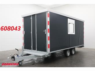 krockskadad bil aanhanger   Harmsen Tandemasser Schaftkeet Toilet 2000kg 500x230 Nieuw!! 2025/5