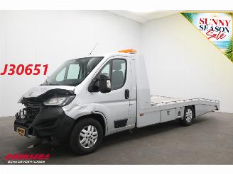 krockskadad bil bedrijf Peugeot Boxer 2.0 HDI Tijhof Lucht Winde Clima Autotransporter 2020/1