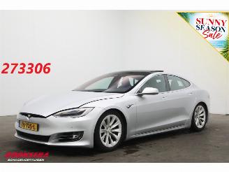 damaged passenger cars Tesla Model S 100D Pano Schuif/kantel Clima Navi Memory Leder SHZ LrHZ Cruise Camera PDC 2018/11
