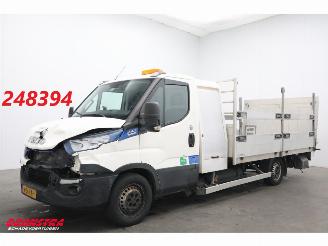 skadebil bedrijf Iveco Daily 35S14 CNG Hi-Matic Pritsche LBW Luftfederung Camera 125.553km 2018/11