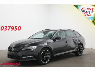 Vaurioauto  passenger cars Skoda Superb Combi 2.0 TDI 200 PK DSG Sportline 4X4 LED ACC Memory Virtual Camera LRHZ SHZ 2023/8