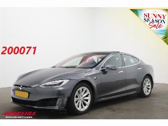 uszkodzony samochody osobowe Tesla Model S 75 Base Pano Schuif/kantel Cruise Navi Memory Leder SHZ Camera PDC 2017/8