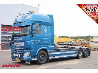 damaged trucks DAF XF 480 FAN VDL S-25-6600 Leder Standairco Hydrauliek 6X2 Euro 6 2020/11