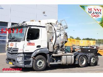 damaged trucks Mercedes Actros 2543 LS 6X2 Koks EcoVac Euro 6 124.445 Km!! 2021/11