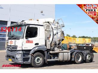 uszkodzony ciężarówki Mercedes Actros 2543 LS 6X2 Koks EcoVac Euro 6 124.445 Km!! 2021/11