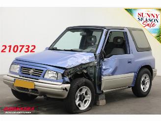 krockskadad bil auto Suzuki Vitara 1.6 4WD Cabrio Two-tone Navi Bluetooth DAB+ 2000/5