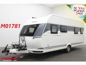 krockskadad bil caravan Hobby  495 WFB De Luxe Mover Dakairco Luifel Fietsendrager Frans bed Rondzit 2021/1