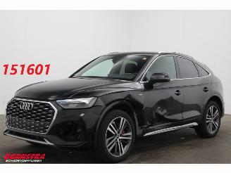 damaged passenger cars Audi Q5 Sportback 50 TFSI e DSG quattro Competition S-Line Virtual Apple/Android Leder Memory SHZ AHK 2023/7
