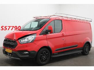 skadebil bedrijf Ford Transit Custom 300 2.0 TDCI L2-H1 Trail Cruise Navi Airco SHZ Leder Apple/Android Camera PDC AHK 2022/6